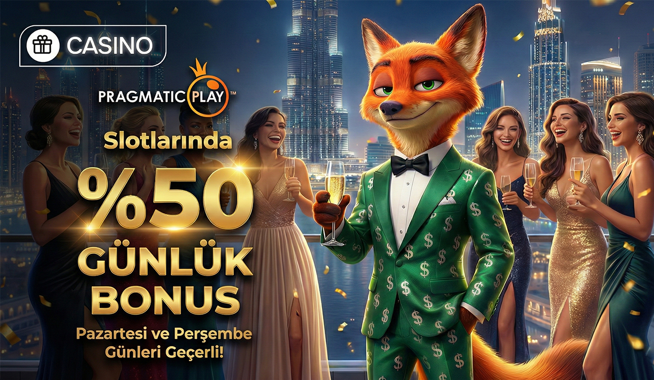 PRAGMATIC PLAY ÖZEL %50 BONUS!
